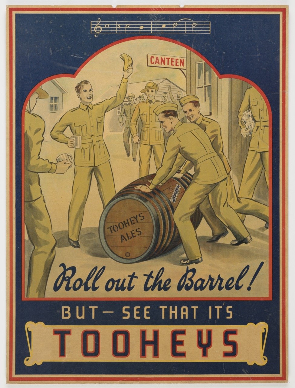 Roll out the barrel! but see that its Tooheys 1943