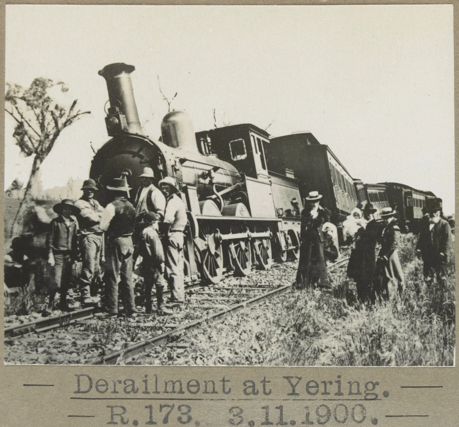 Train Derailment at Yering 1900