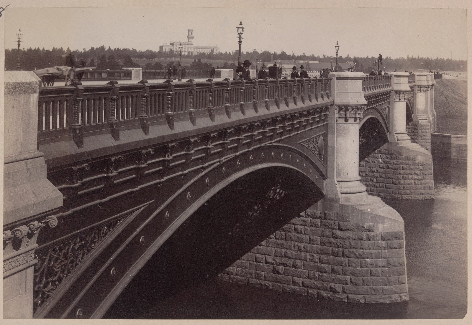 New Prince's Bridge - Melbourne 1890