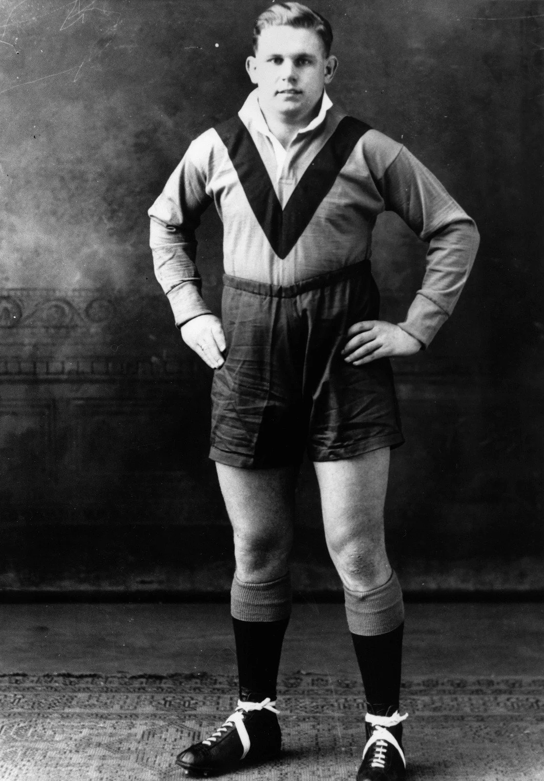 Rugby League player Harry Bath pictured in 1945