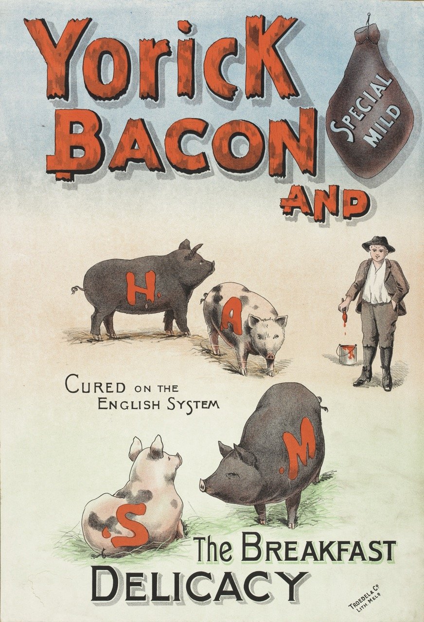 Yorick Bacon and Hams 1881