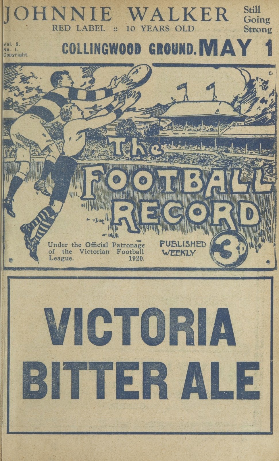 Football Record No 1 1920
