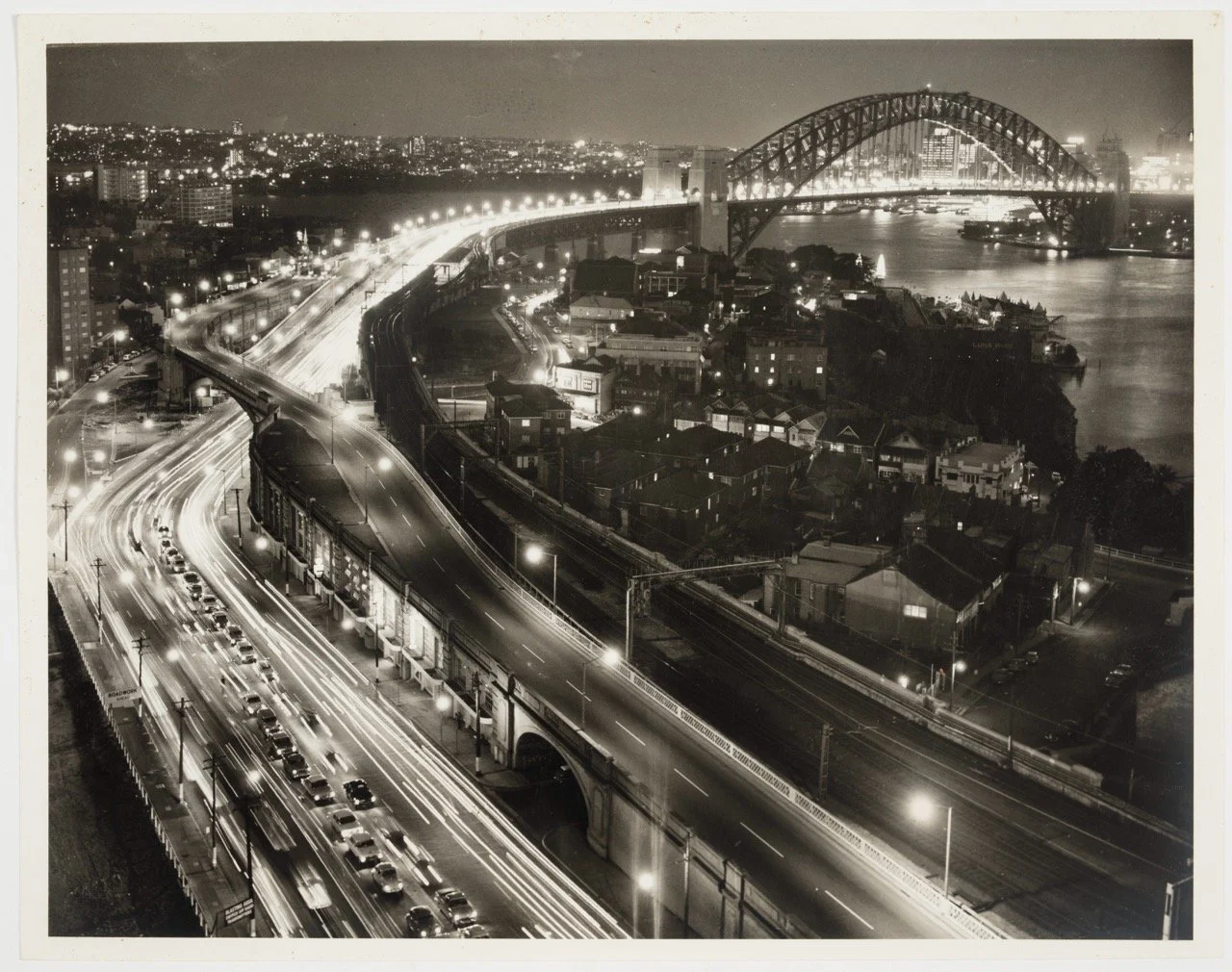 Northern approaches and Bridge at night], July 1965