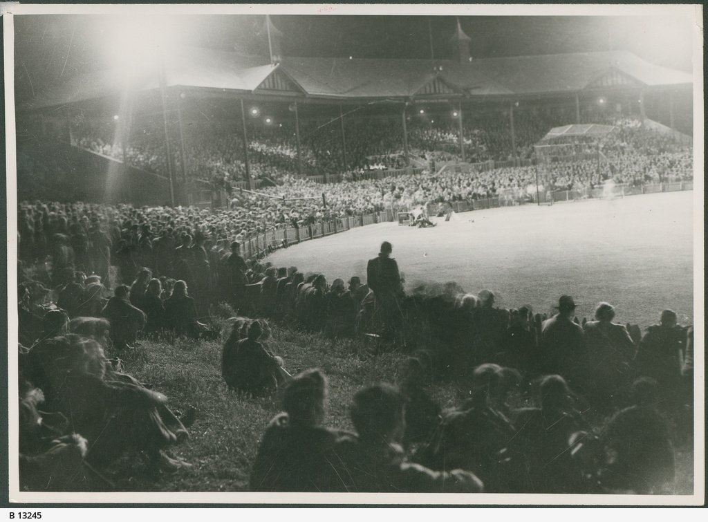 Night Baseball Match 1952