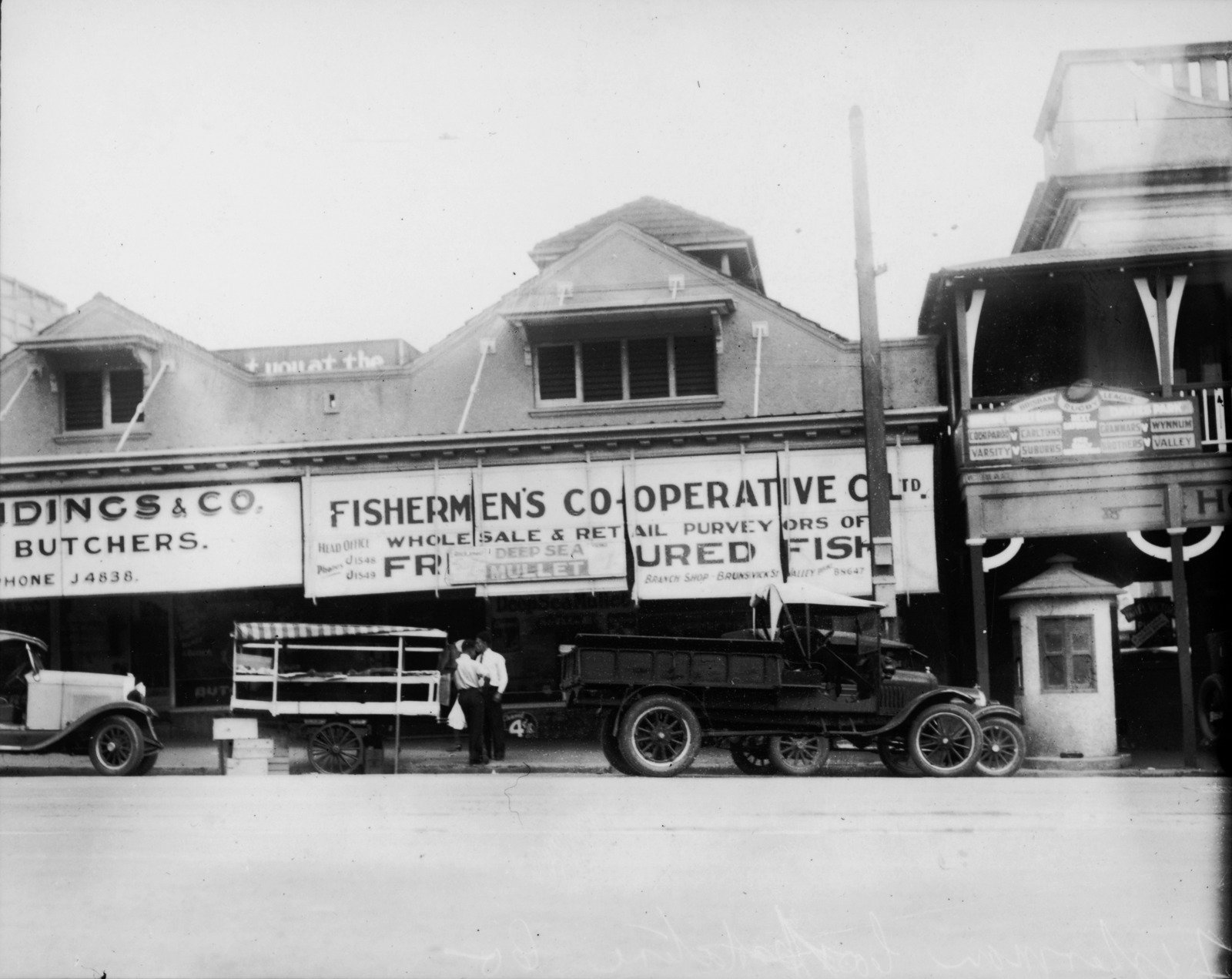 Fishermen's Co-op on Stanley Street, South Brisbane, ca. 1930