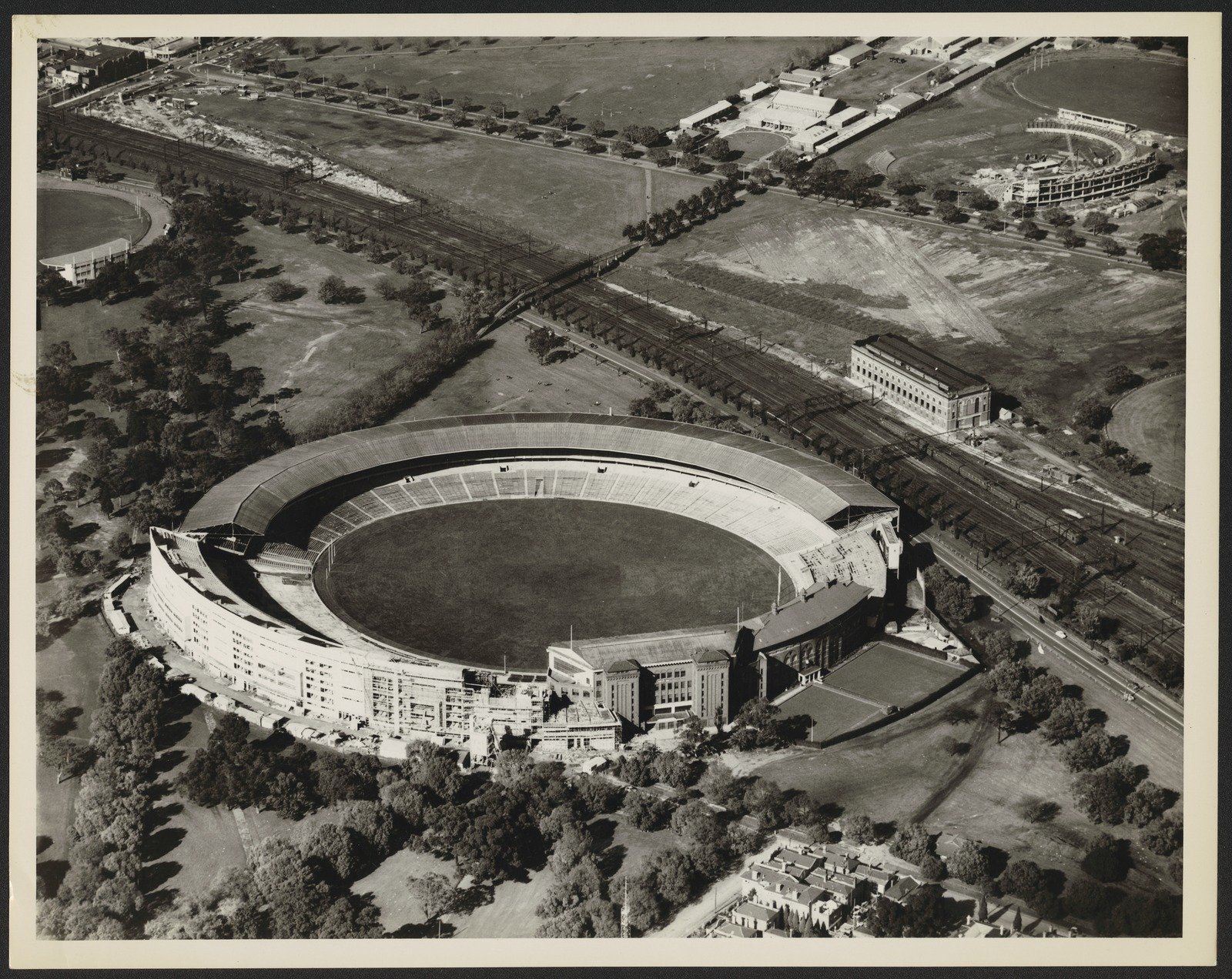 Aerial views of the Melbourne Cricket Ground 1952 5