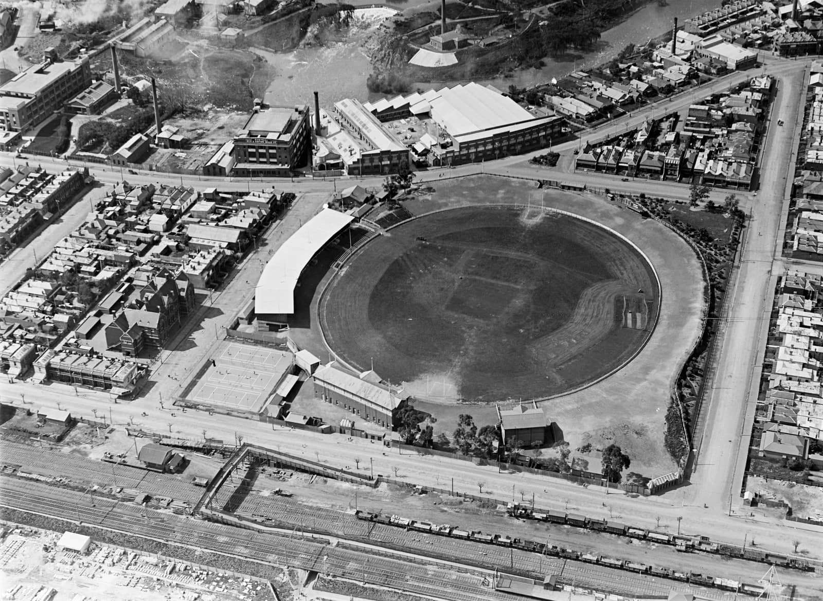 Collingwood Football Ground, Victoria Park 1929