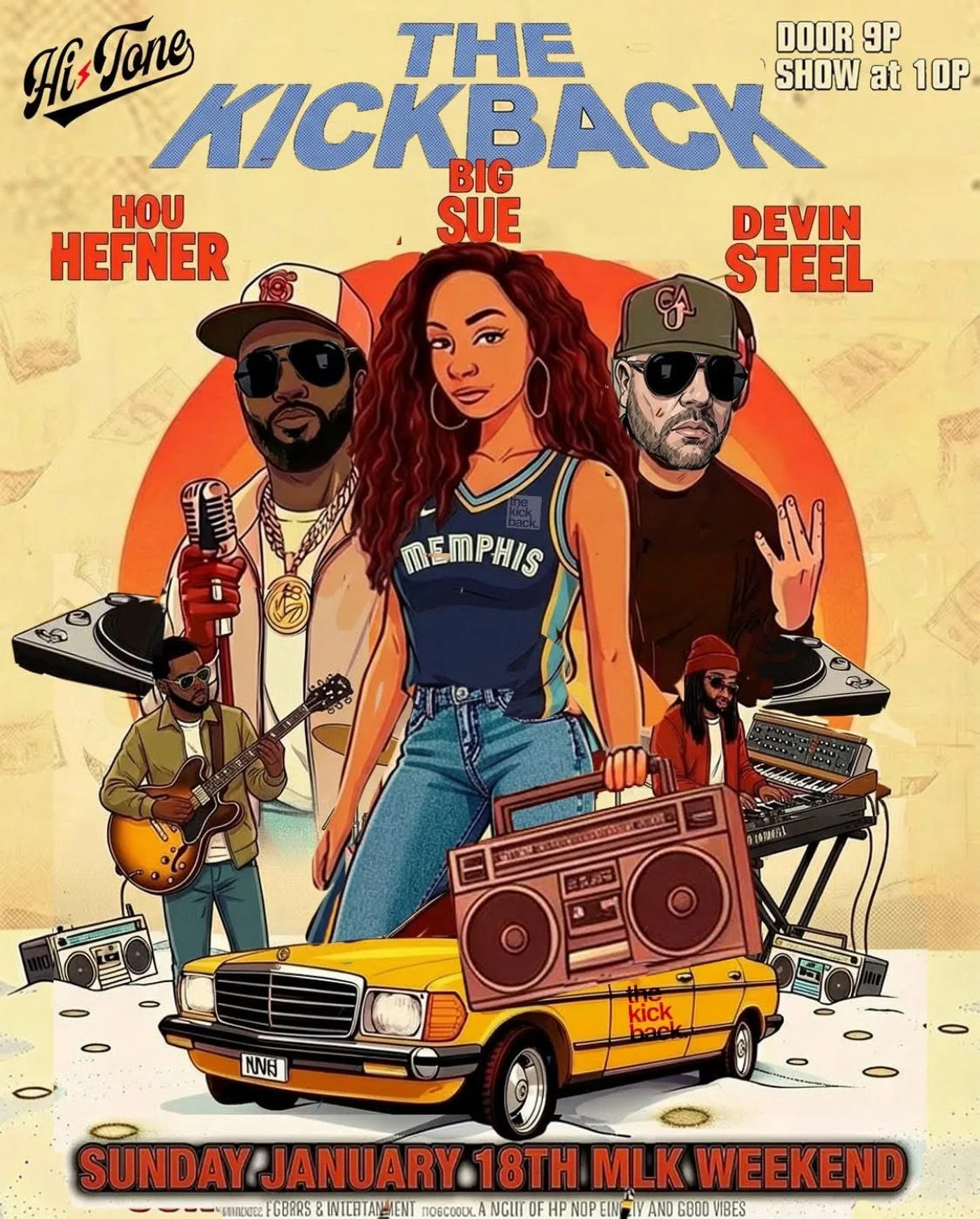 Sunday Jan. 18 I'll be reuniting with some of the baddest djs w/ a live band for The Kickback!!! It's gon be off da chain mane!!

#TheKickback #