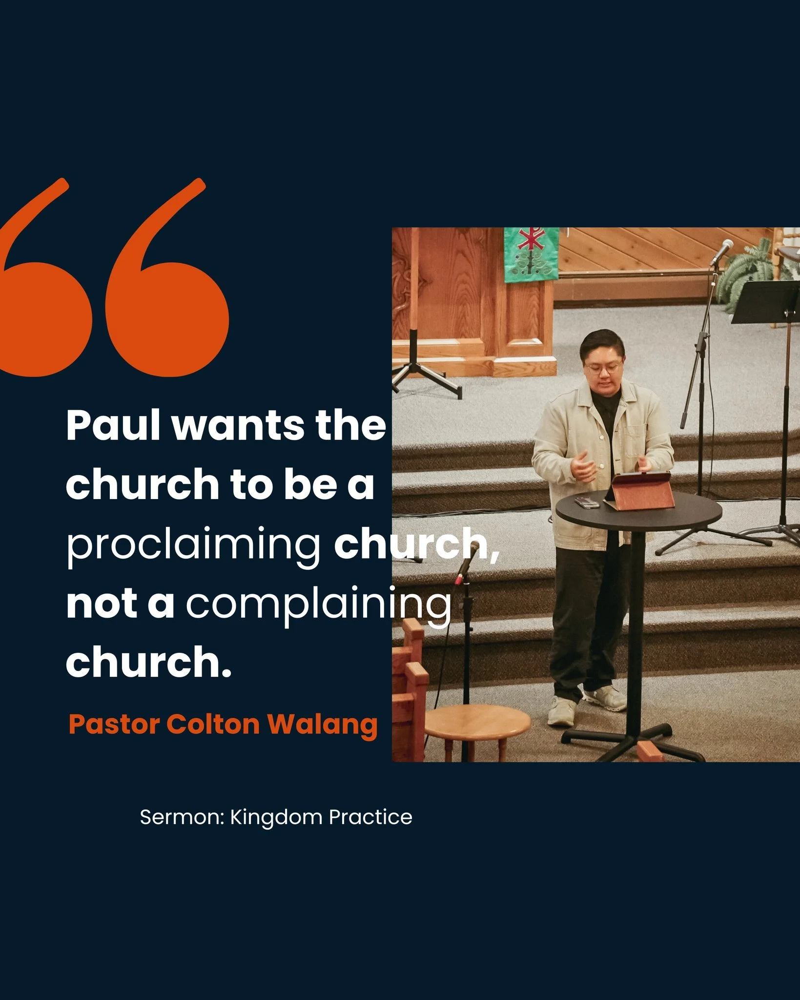 &quot;Grumbling is so common in our culture today, in that it seems that its the
way for people to connect with others. A friendship or relationship built
on or at least start grumbling. For Christians, it is an opportunity to make an eternal differe