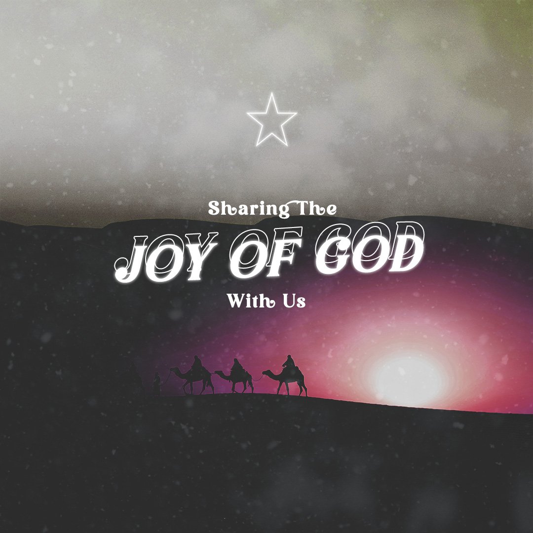 The coming of Jesus is the arrival of divine joy that fills our hearts, transforms our lives, and overflows to others. Advent invites us not only to receive the joy of Immanuel, 'God With Us,' but to share it in a weary world that longs for hope, pea