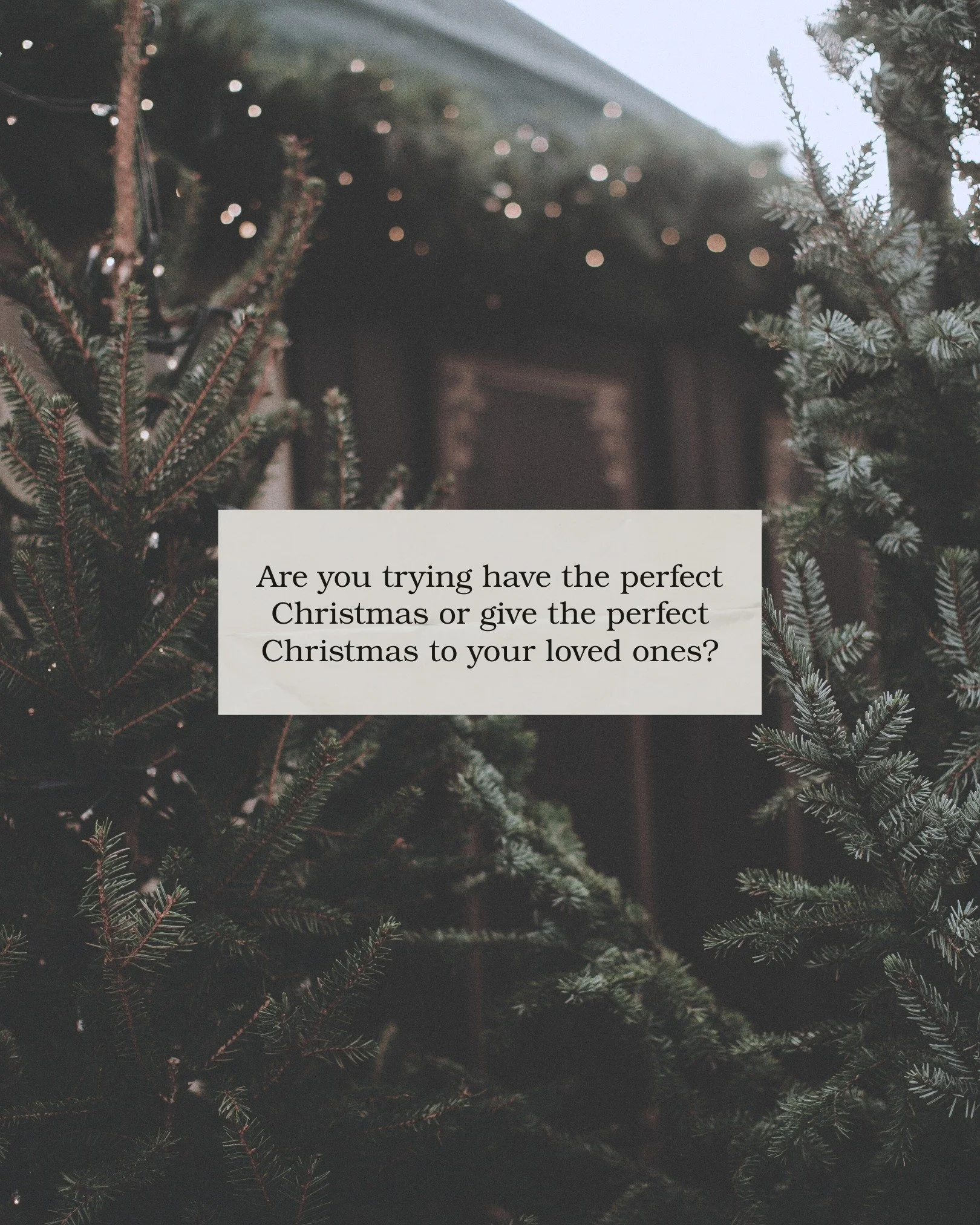 Remember these two verses‼
.
.
.

We all want to make Christmas special for our loved ones, but remember, though, that it is the thought and love behind our actions that matters, not perfection. It's the love and kindness that you show to others that