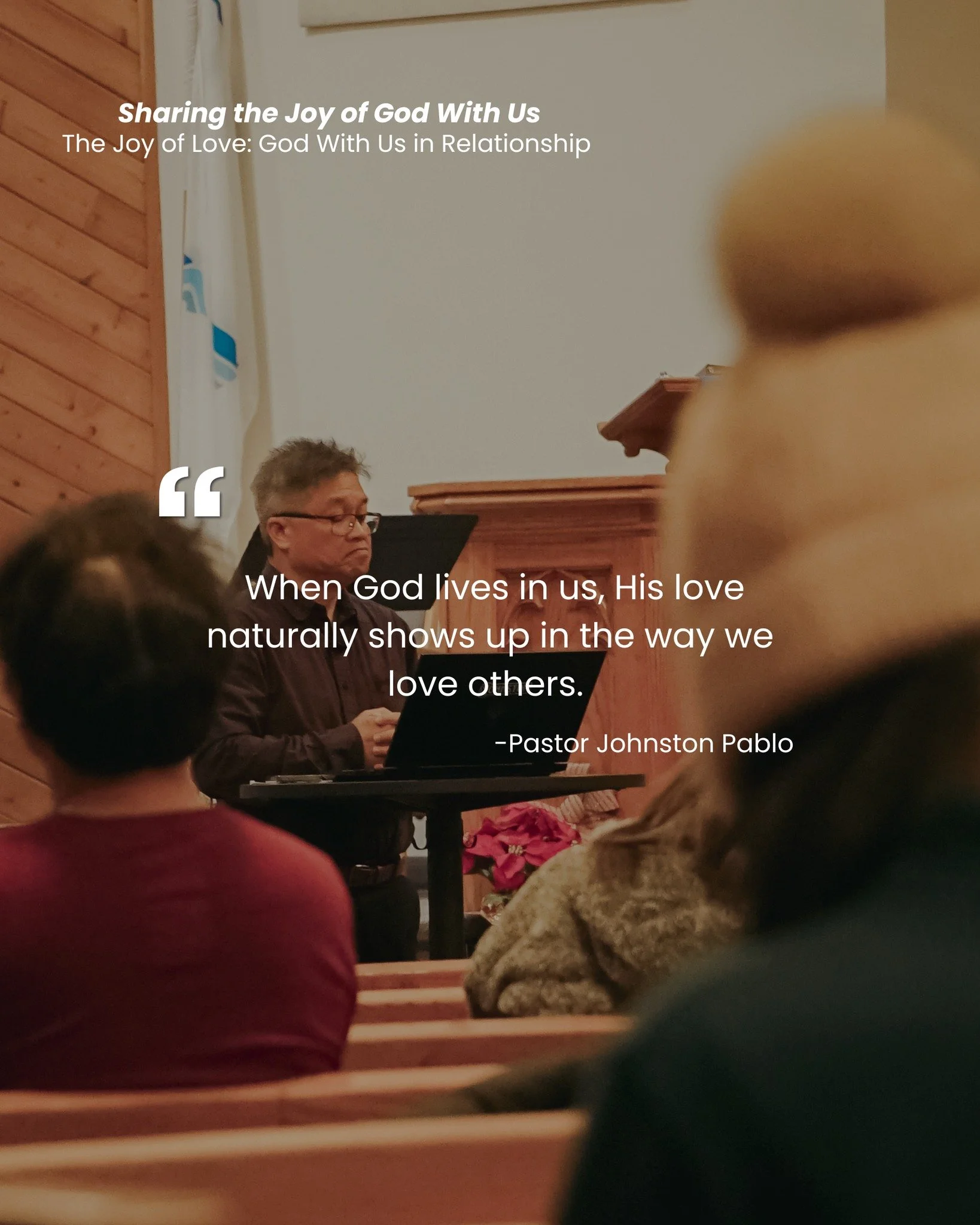 We cannot manufacture love from our own resources. We can only share what we have first received. God&rsquo;s love fills us, and out of that fullness, love flows to others naturally and joyfully.

"We love because God first loved us." [1 Jo