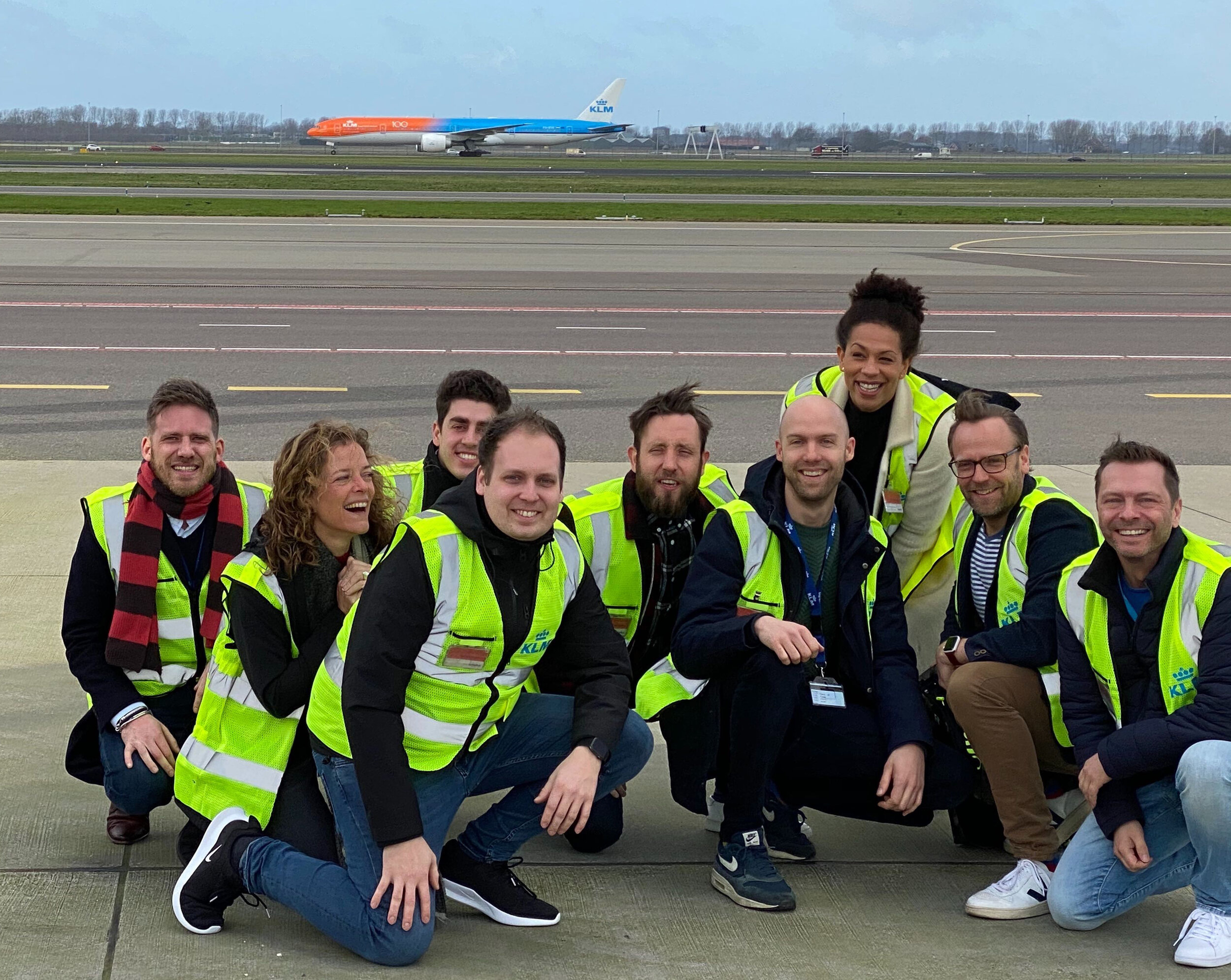 From left to right: Maarten, Annouchka, Inbar, Kevin, Glenn, Anton, Salome, Maurits, me