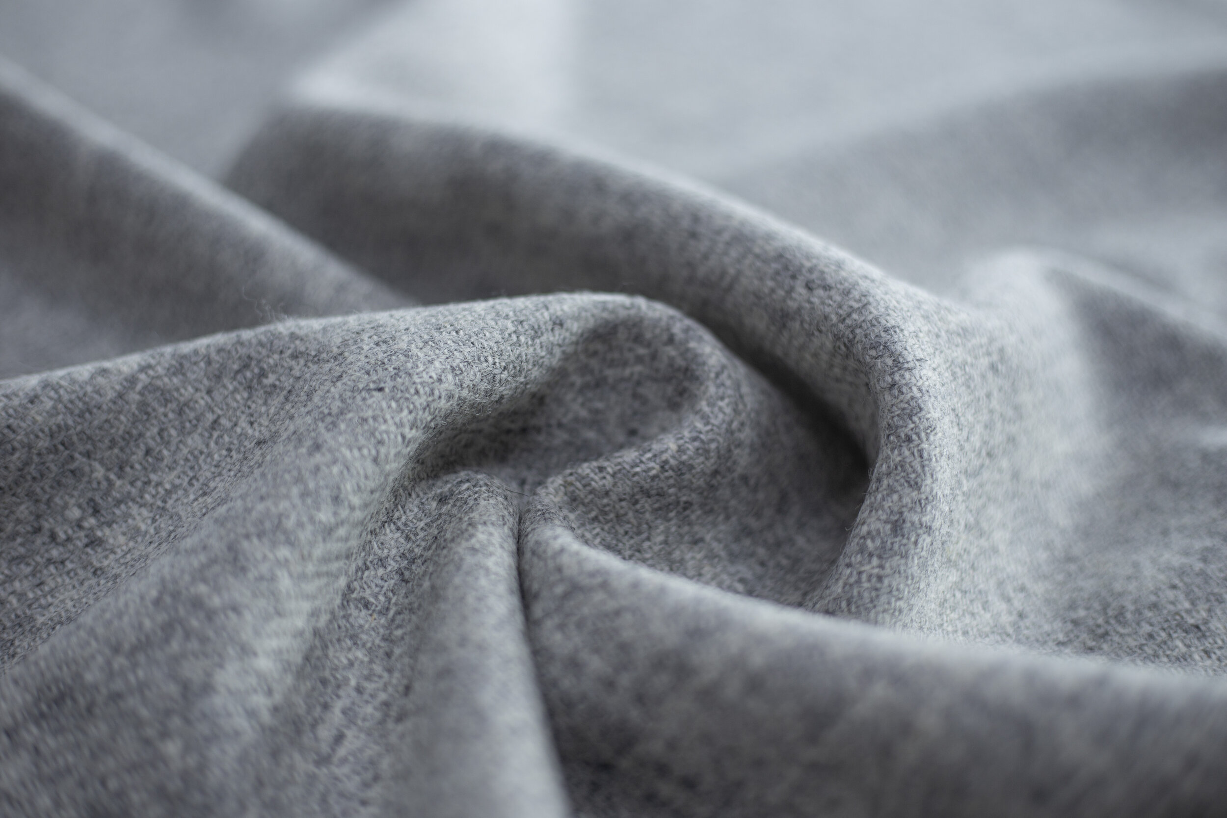 Harris Tweed Laxdale Grey Grey Harris Tweed Fabric Discount