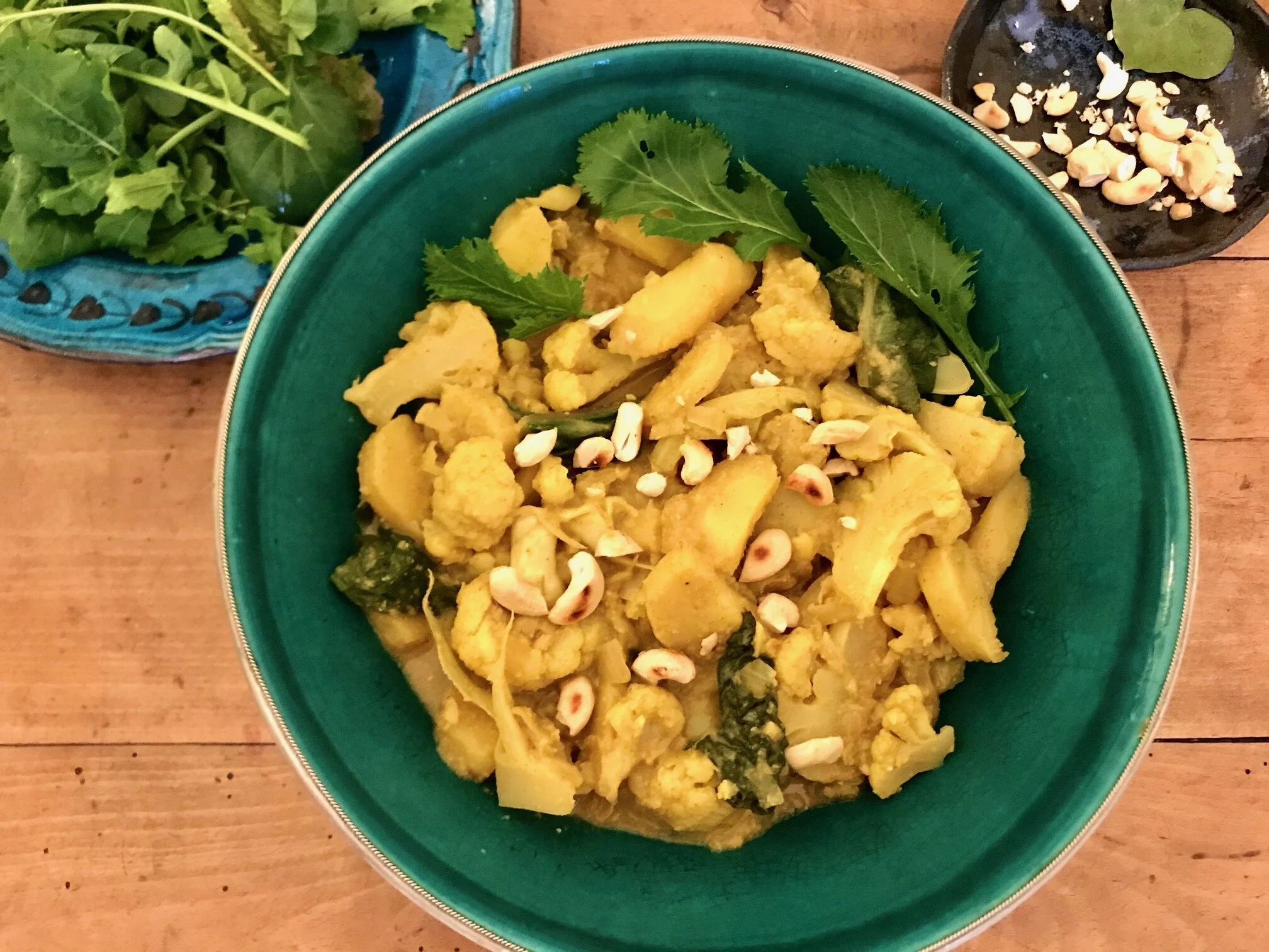 Creamy cauliflower and parsnip korma recipe