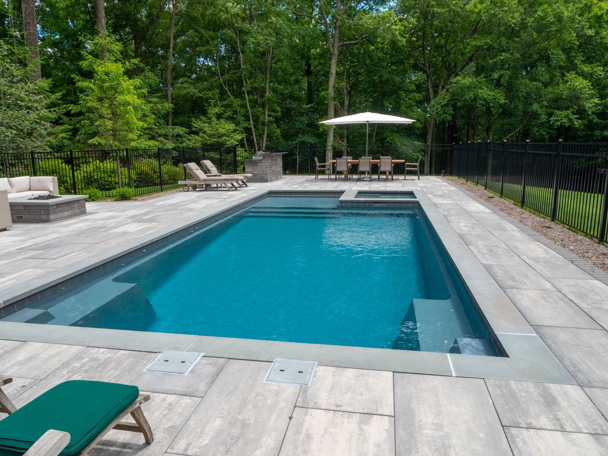 5 Pool Design Ideas For A Frequently, Inground Play Pool Designs