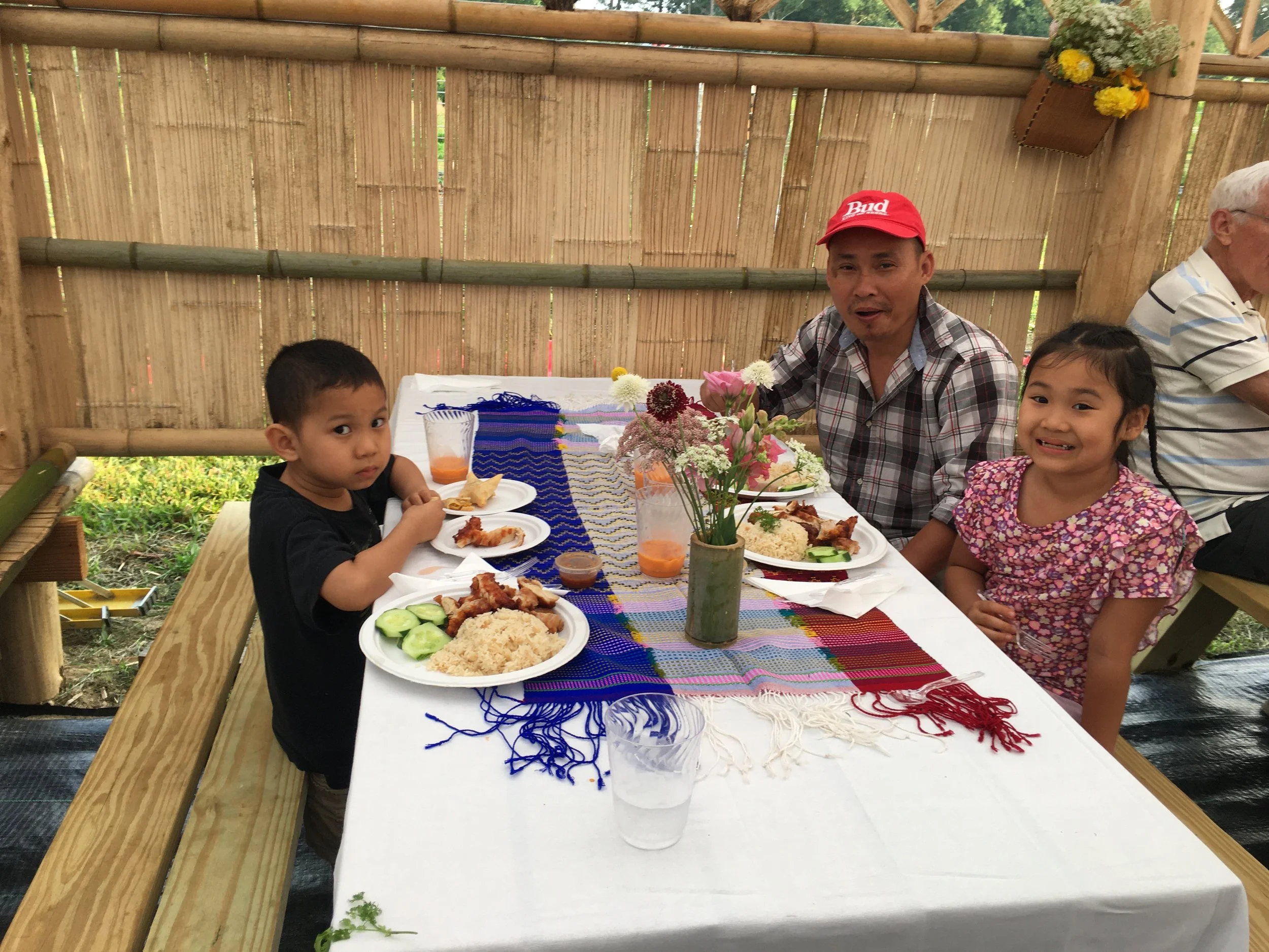 A 5 course Karen Dinner was served