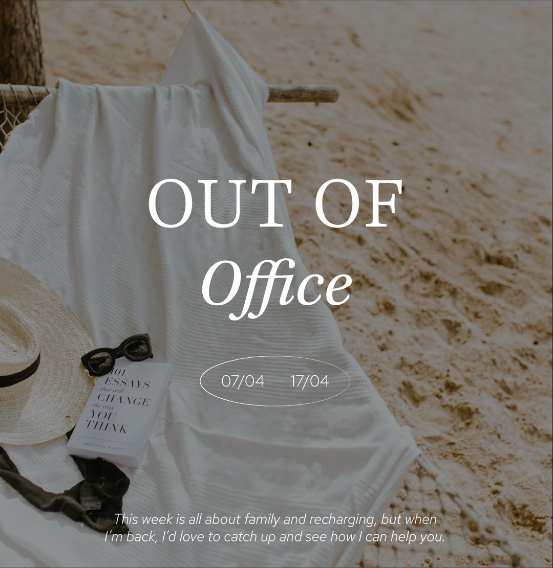 Have a great week ahead !​​​​​​​​
​​​​​​​​
This week is all about family and recharging, looking forward to catch up when I am back! Xx​​​​​​​​
​​​​​​​​
#branddesigners #businessstrategy #brandingforwomen #brandingforsmallbusiness #businesstips #bran