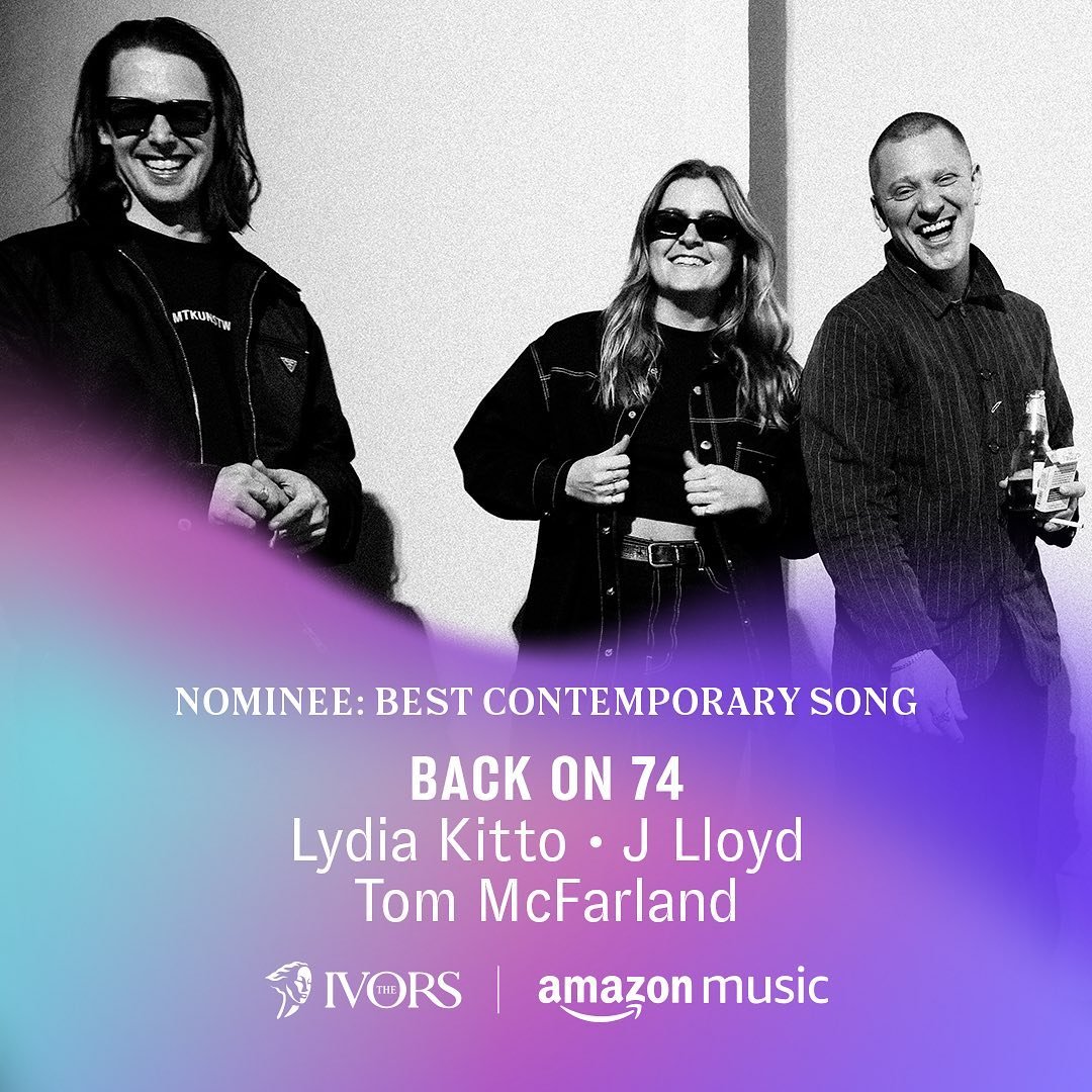 Back on 74 has been nominated for an Ivor Novello Award for Best Contemporary Song - a huge congratulations to @jungle4eva @lydiakitto @j.lloyd @tromcf 🌋🌋🌋🌋

@ivorsacademy