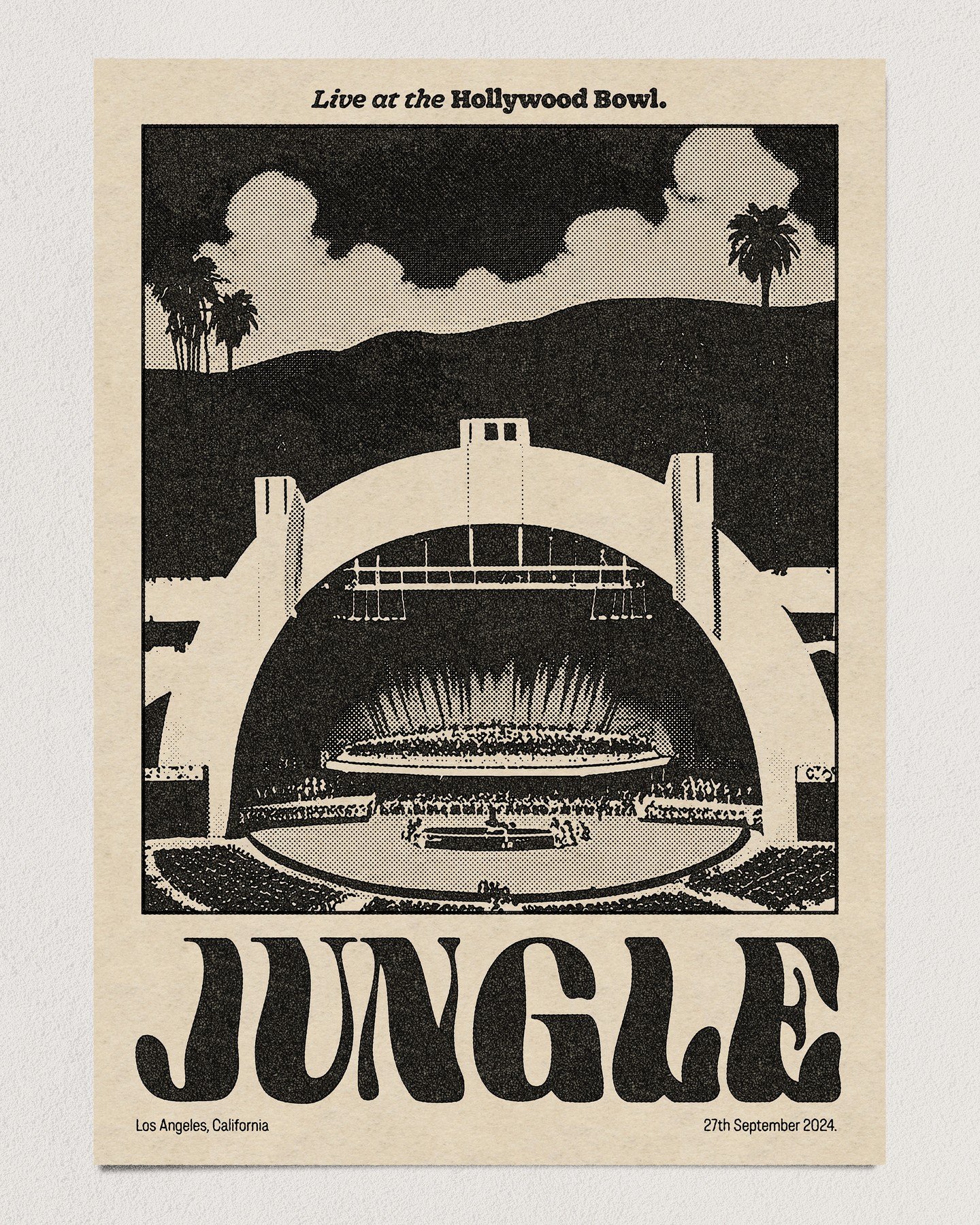 Jungle will be making their debut at the prestigious @hollywoodbowl on Sept 27 🎉

Pre-sale tickets go on sale today 30 Apr at 10am PT / 1pm ET.

@hollywoodbowl 
@jungle4eva