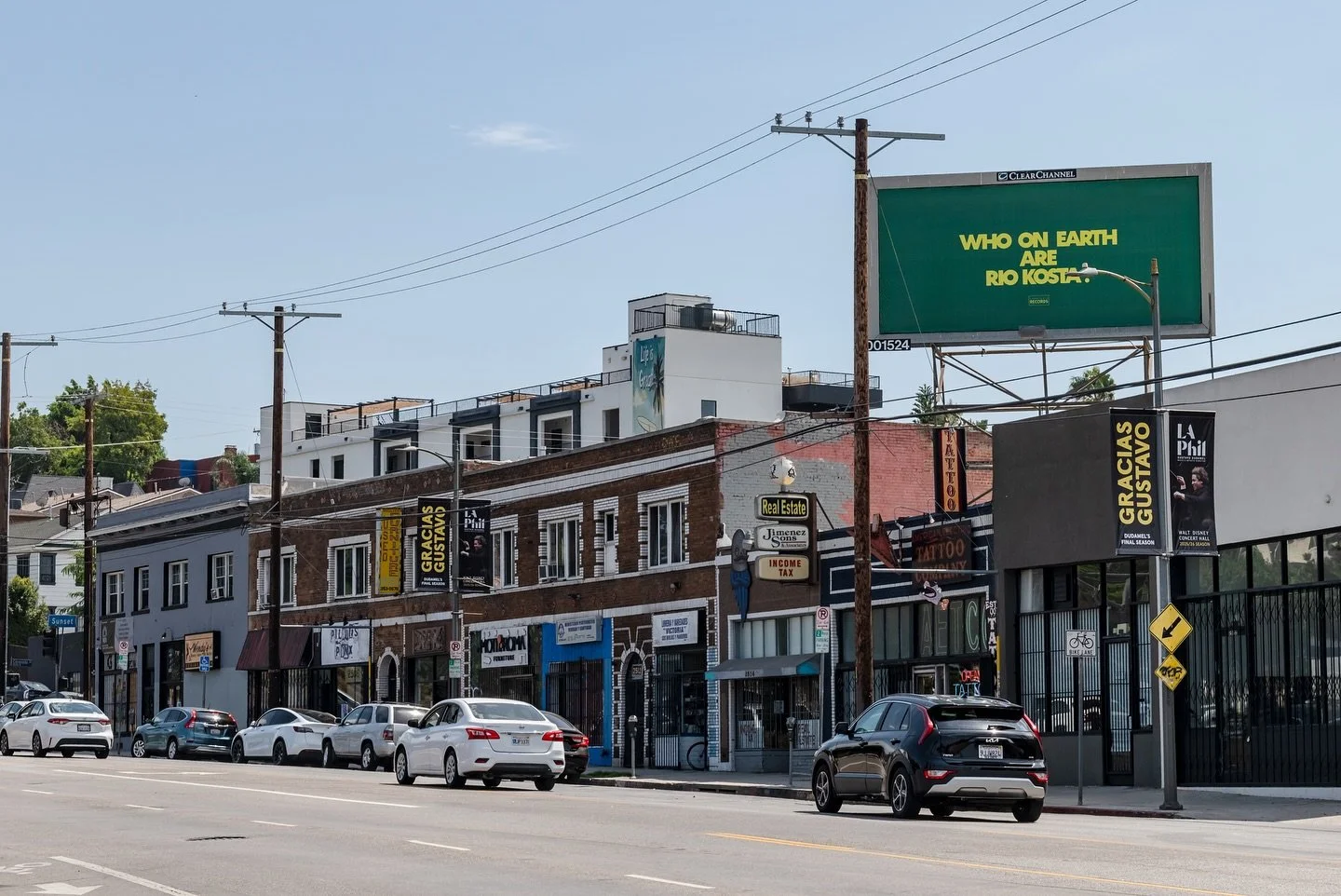Who on earth are @rio.kosta? If you find yourself on Sunset Boulevard, be sure to look up!