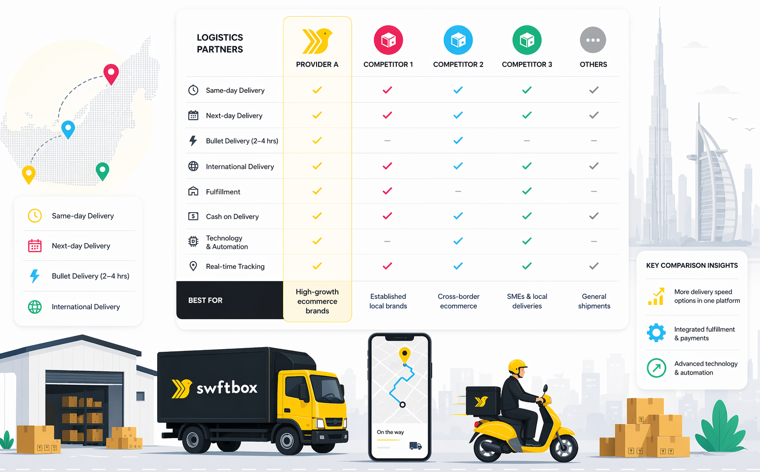 Top Ecommerce Delivery Companies in UAE (2026): A Practical Comparison Guide for Modern Brands
