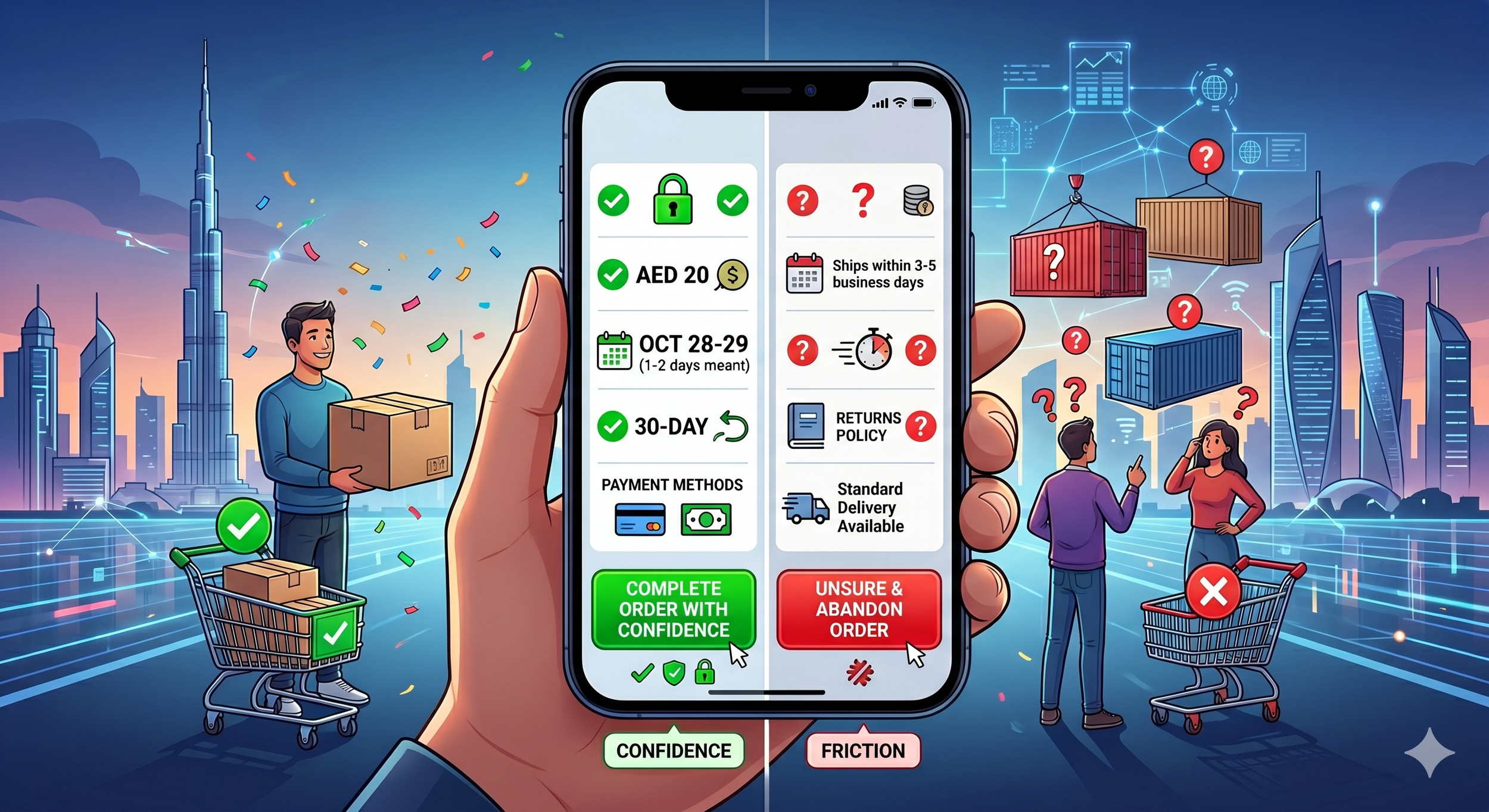 The UAE Ecommerce Checkout Report 2026: What Shopify Stores Get Right (and Wrong) About Delivery