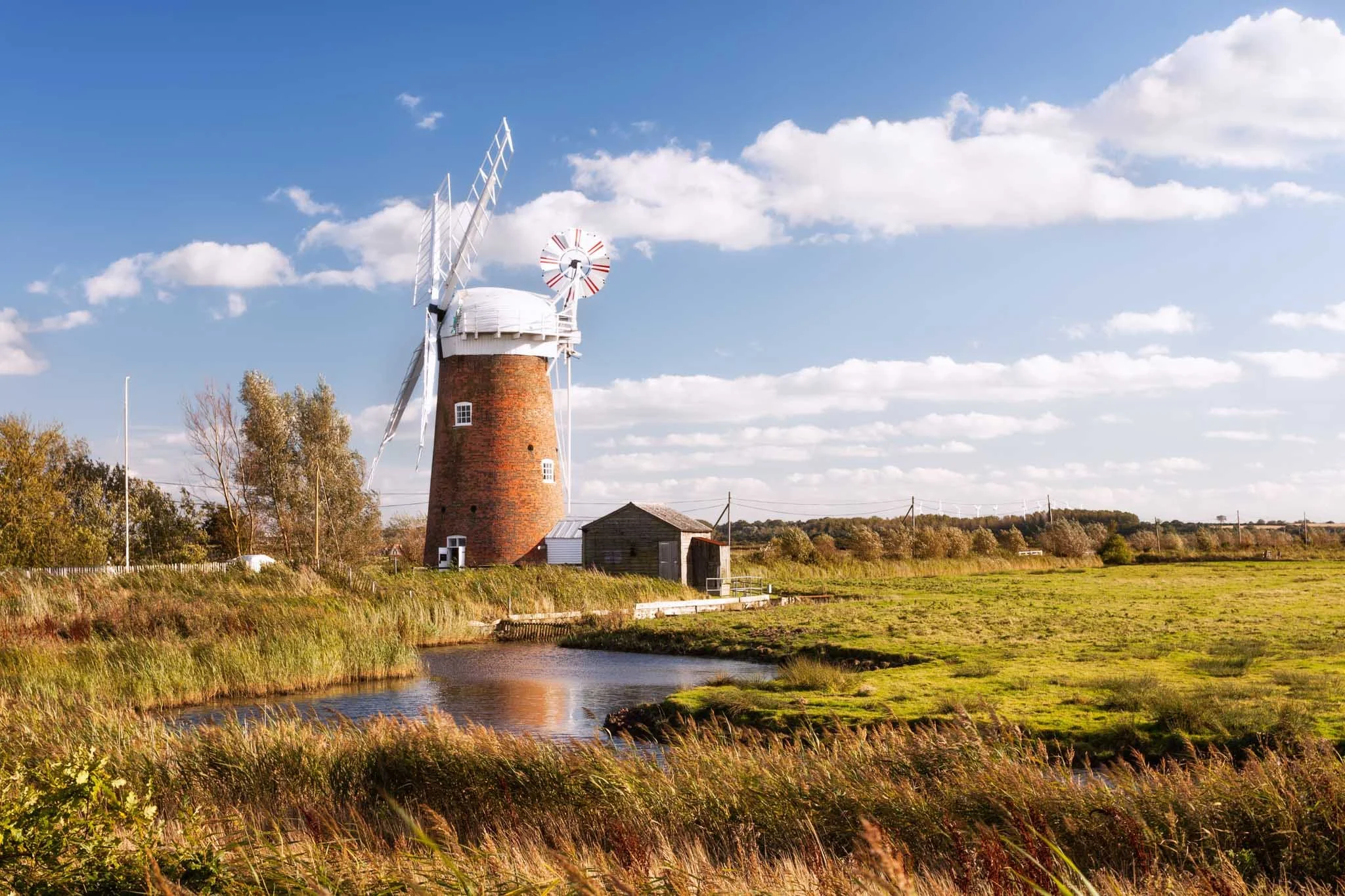 A Windmil in the Norfolk Broads