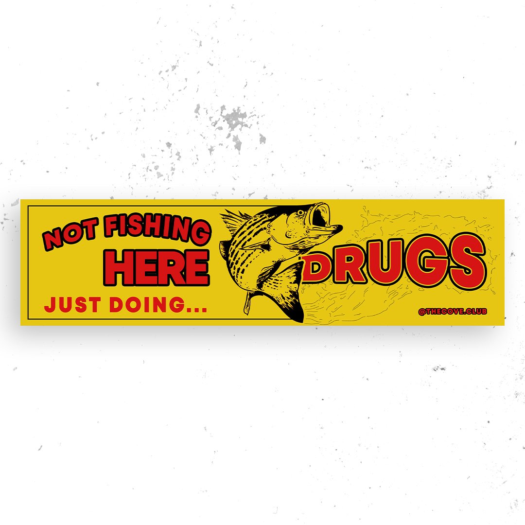 Secret Spot Bumper Sticker: Striper