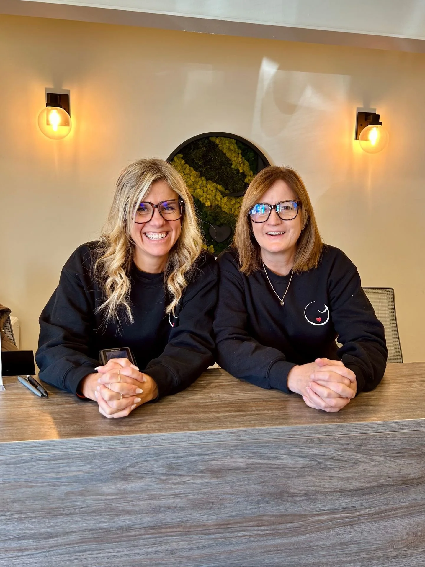 Before you even meet your practitioner, you're already being held.

Meet Jess and Rebecca - part of our client care team and the first presence you'll feel when you walk through the door.

Between them? Eleven kids. Countless sleepless nights. Every 
