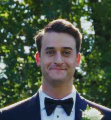 bride and groom hugging