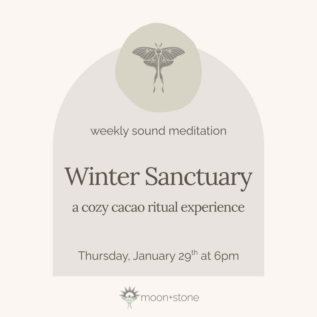 Winter sanctuary Cacao + Sound Meditation 