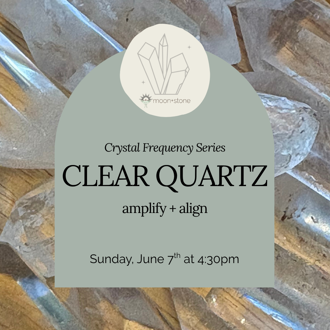 Clear quartz - amplify + align Sound meditation 