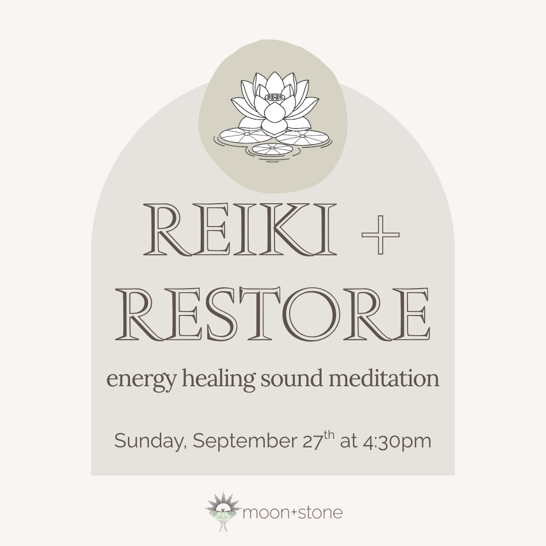 Reiki + restore energy healing sound meditation