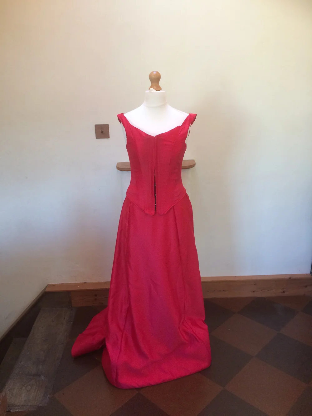 Dress on dummy front view