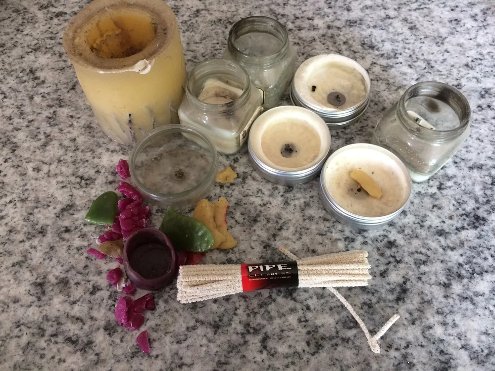 Old candles to be re-used