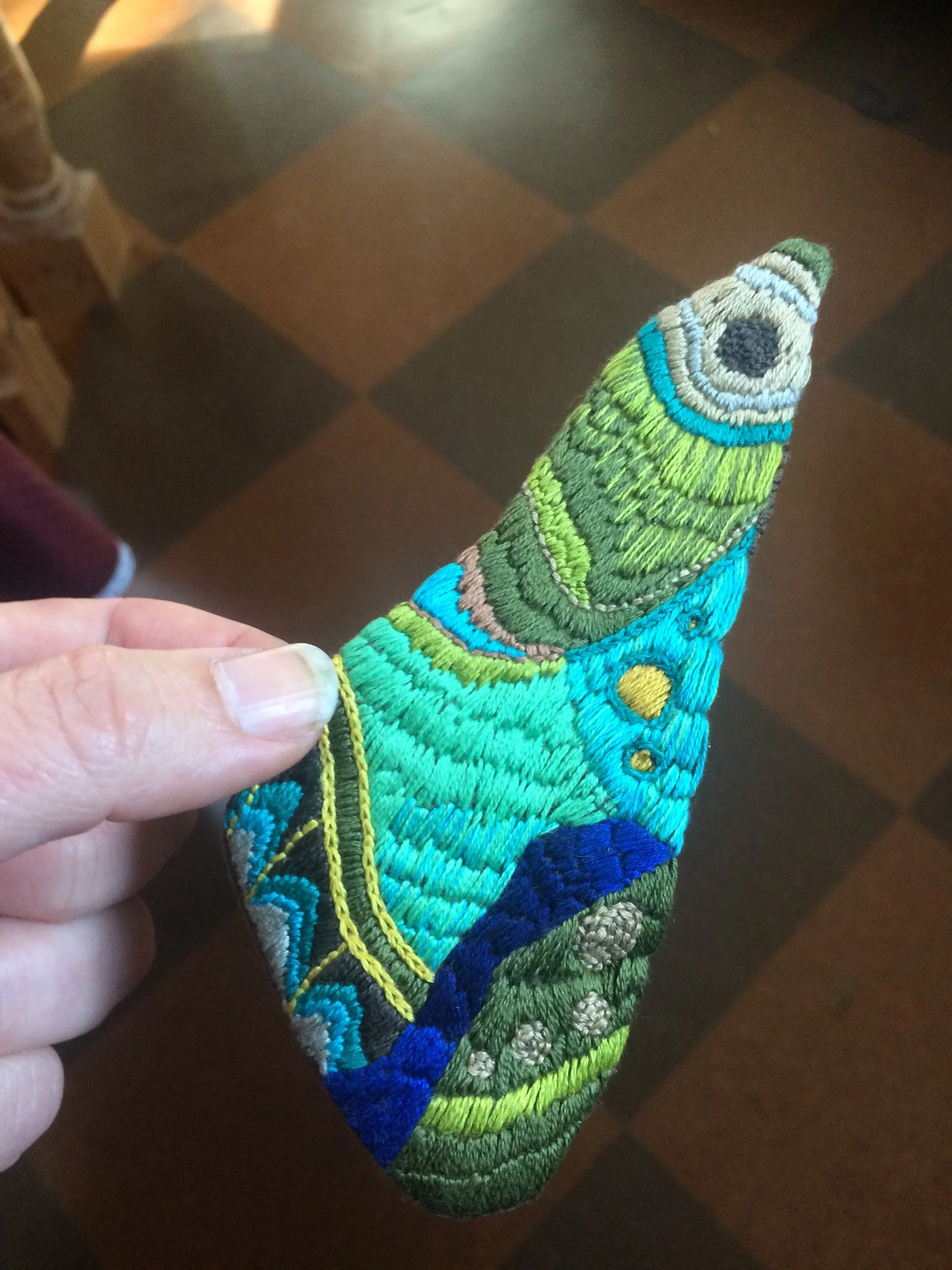 Finished wing front view