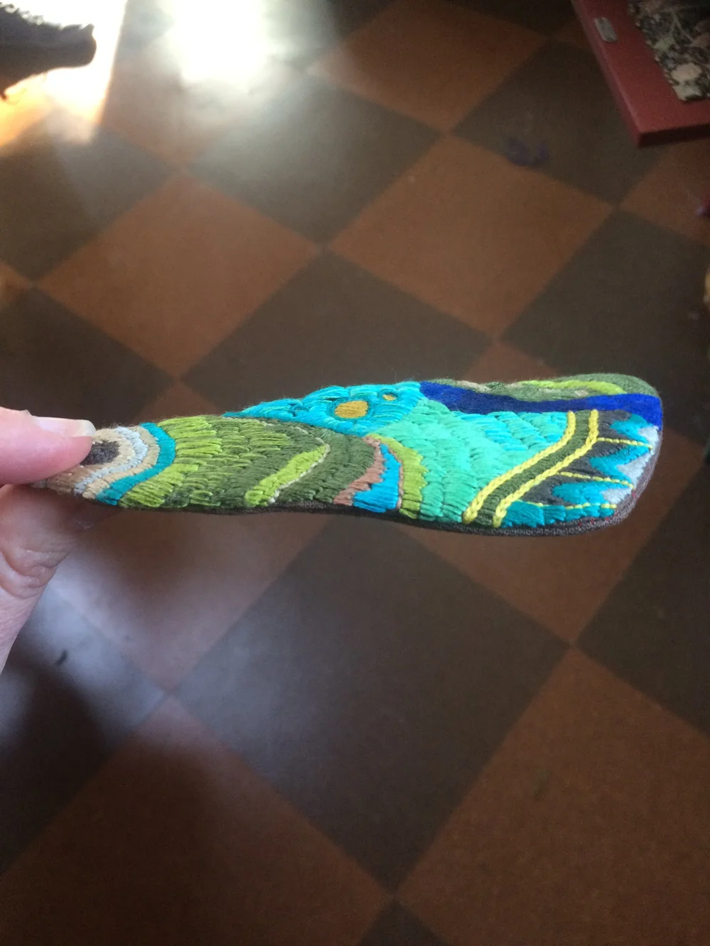 Finished wing side view