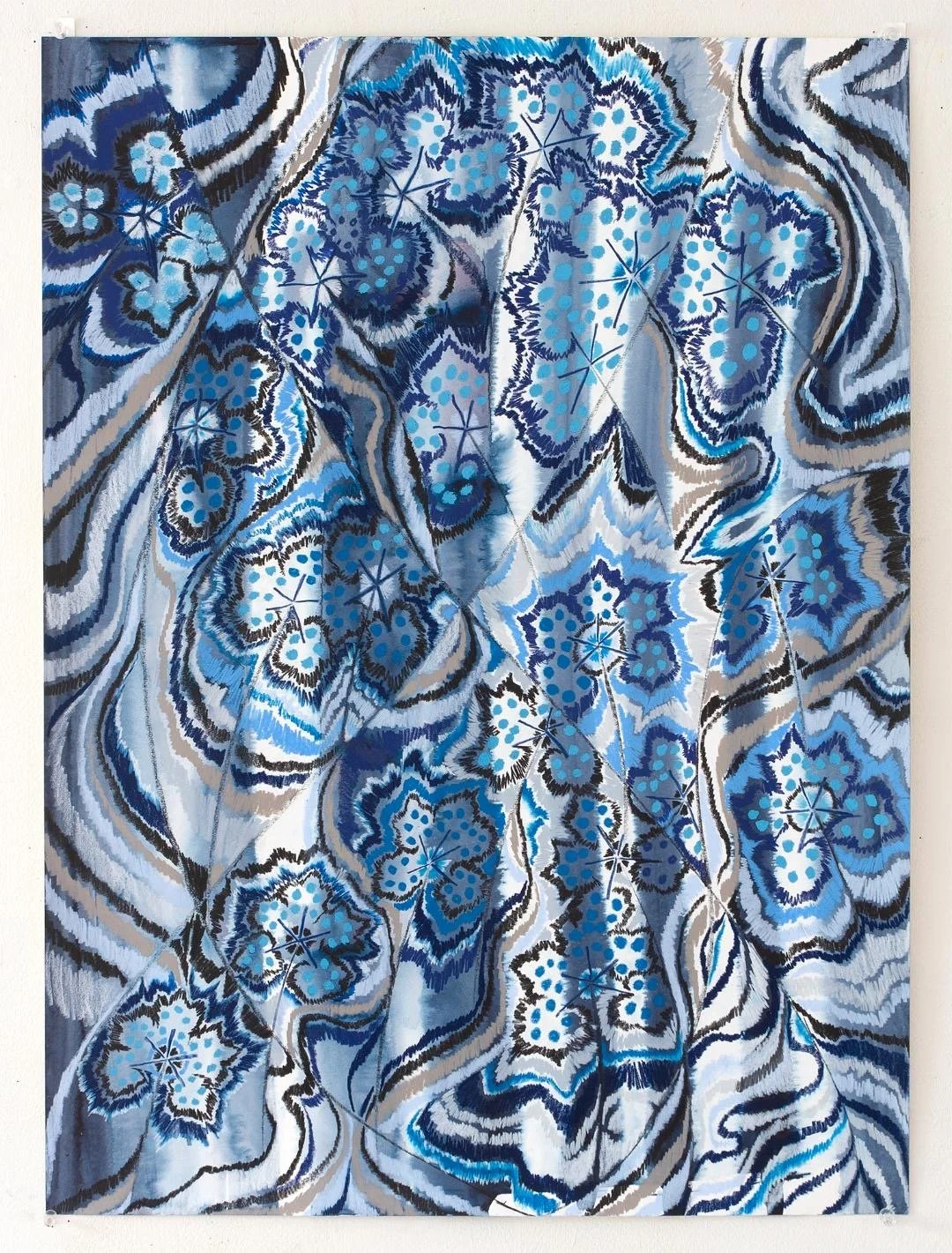 Constant Dance, pastel and ink on paper, 30 x 22 inches