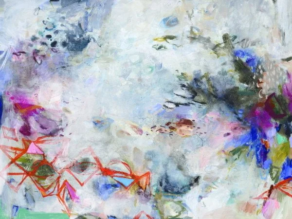 Spit Handshake, mixed media on canvas, 30 x 40 inches, $2,800