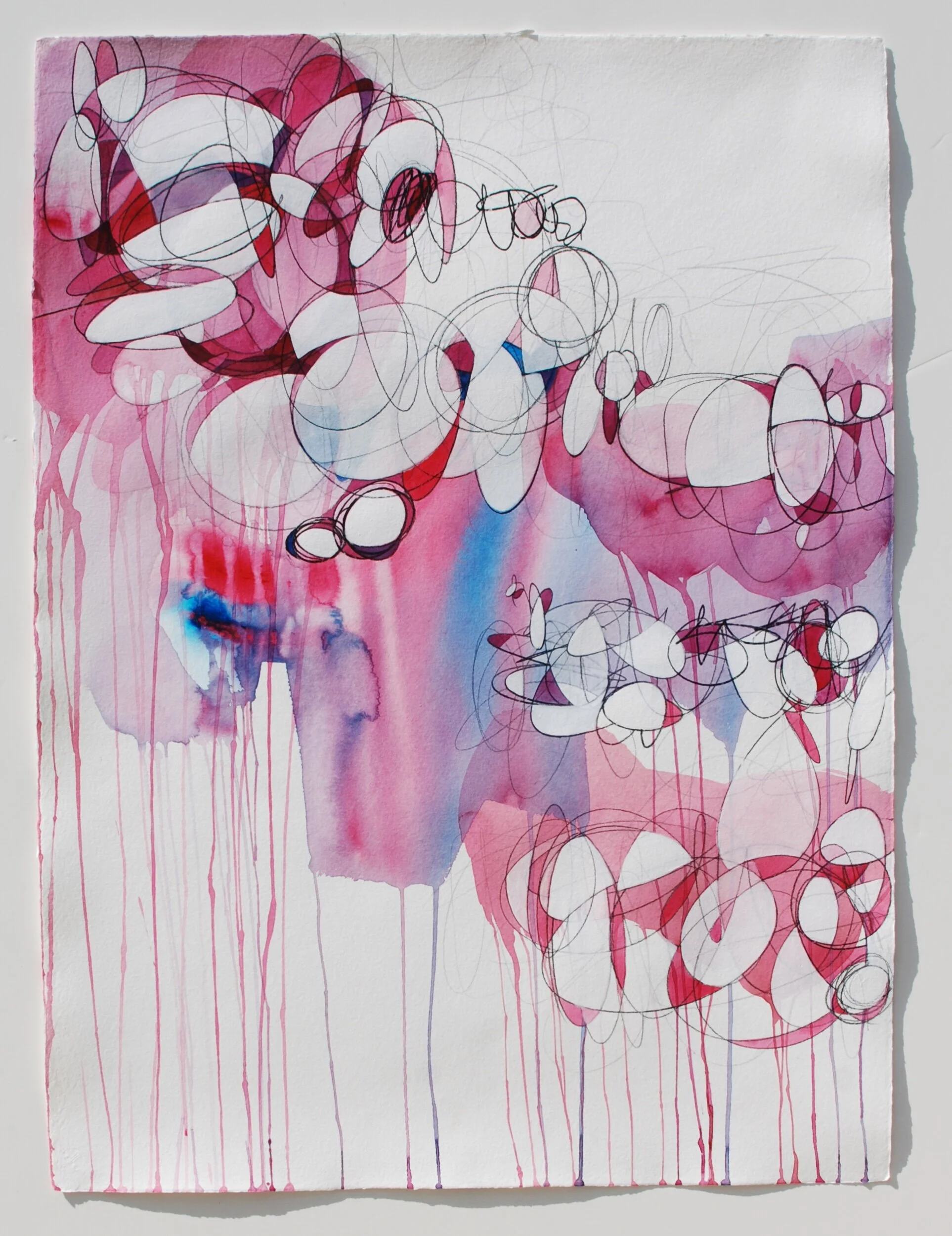 Tangle
acrylic and graphite on Arches paper
30 x 22 inches