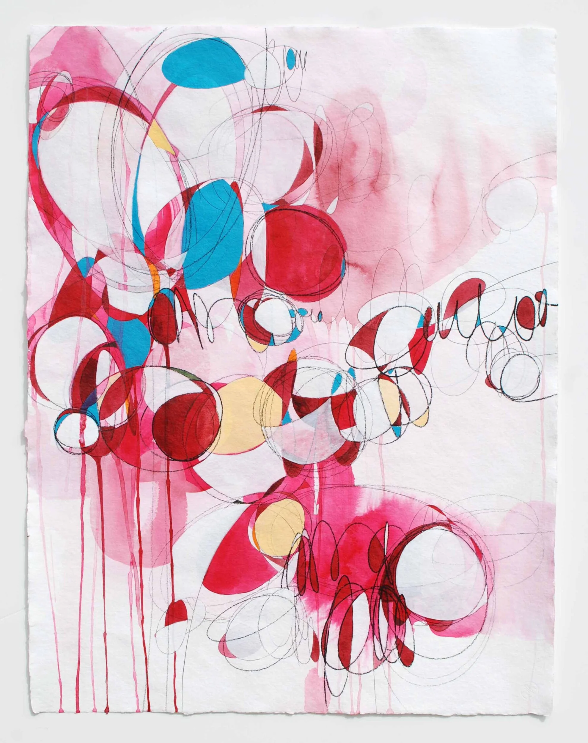 Spark
acrylic and graphite on Arches paper
24 x 18 inches