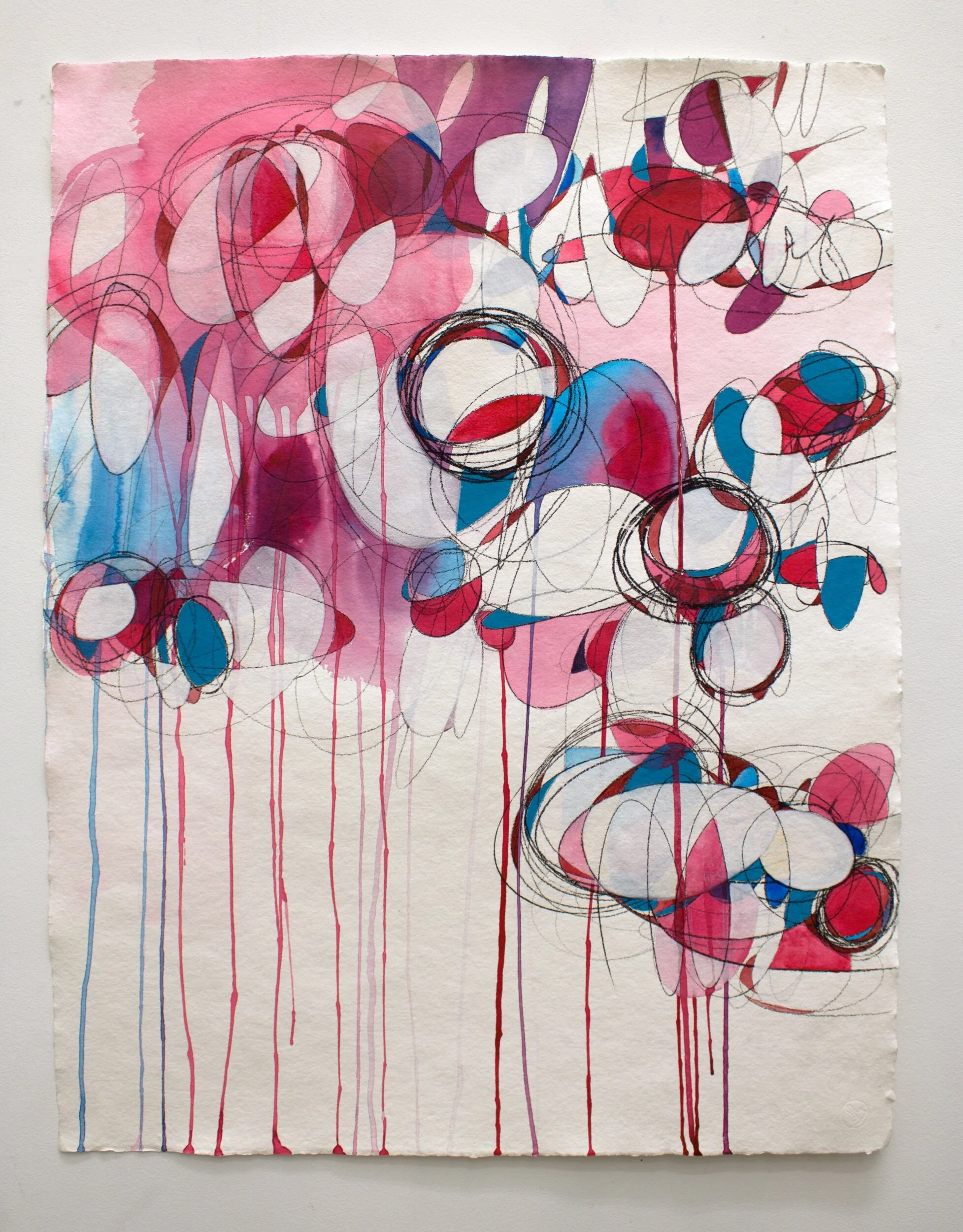 Meeting Place
acrylic and graphite on Arches paper
24 x 18 inches