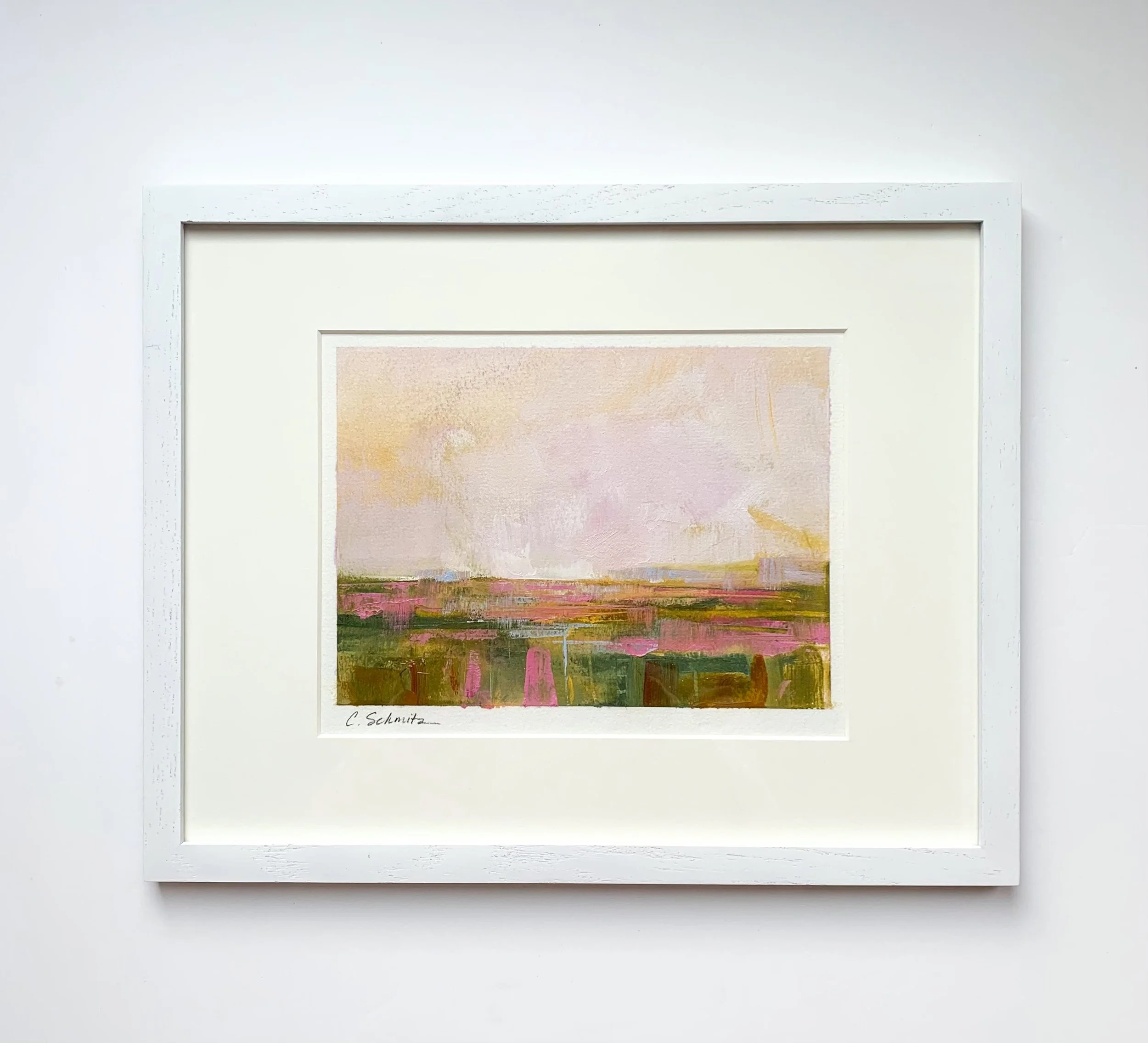 Speaking of Dreams, oil on paper, 11 x 14 inches framed, $375