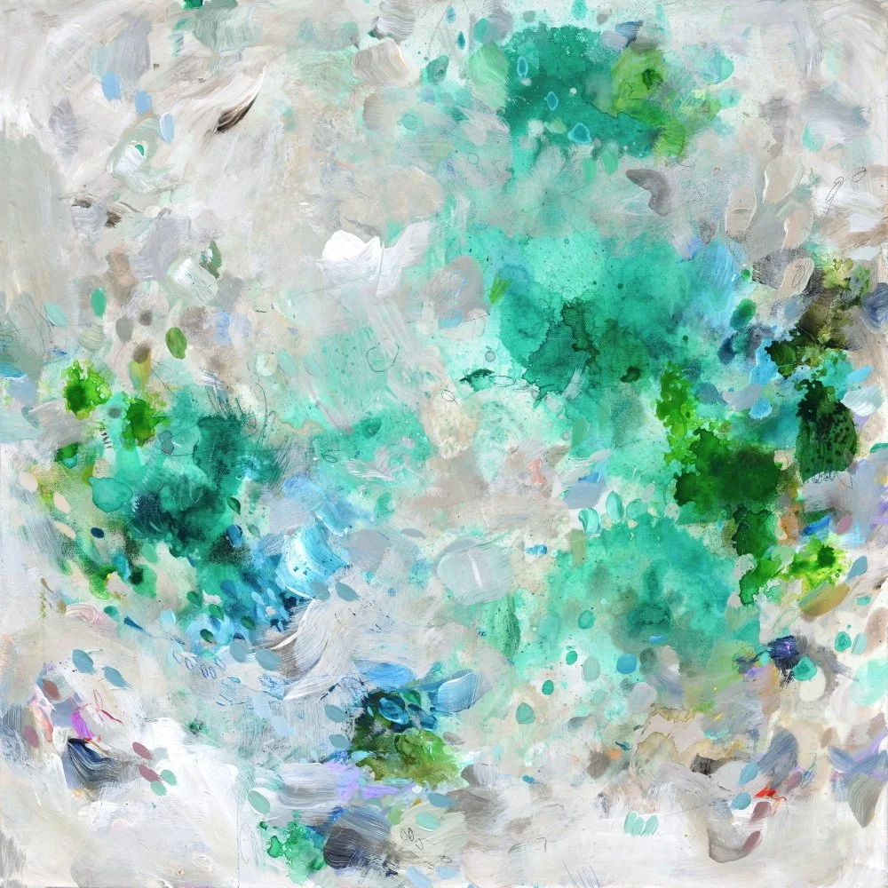 Sea Spray, 24 x 24 inches