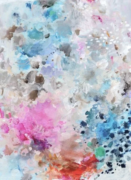 Wandering with Intent, mixed media on canvas, 48 x 36 inches, $4,200