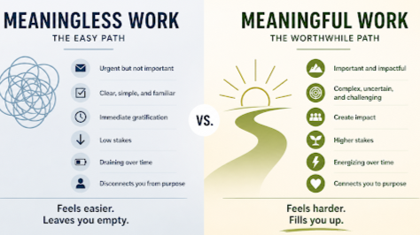 We Say We Want Meaningful Work—So Why Do We Avoid It?