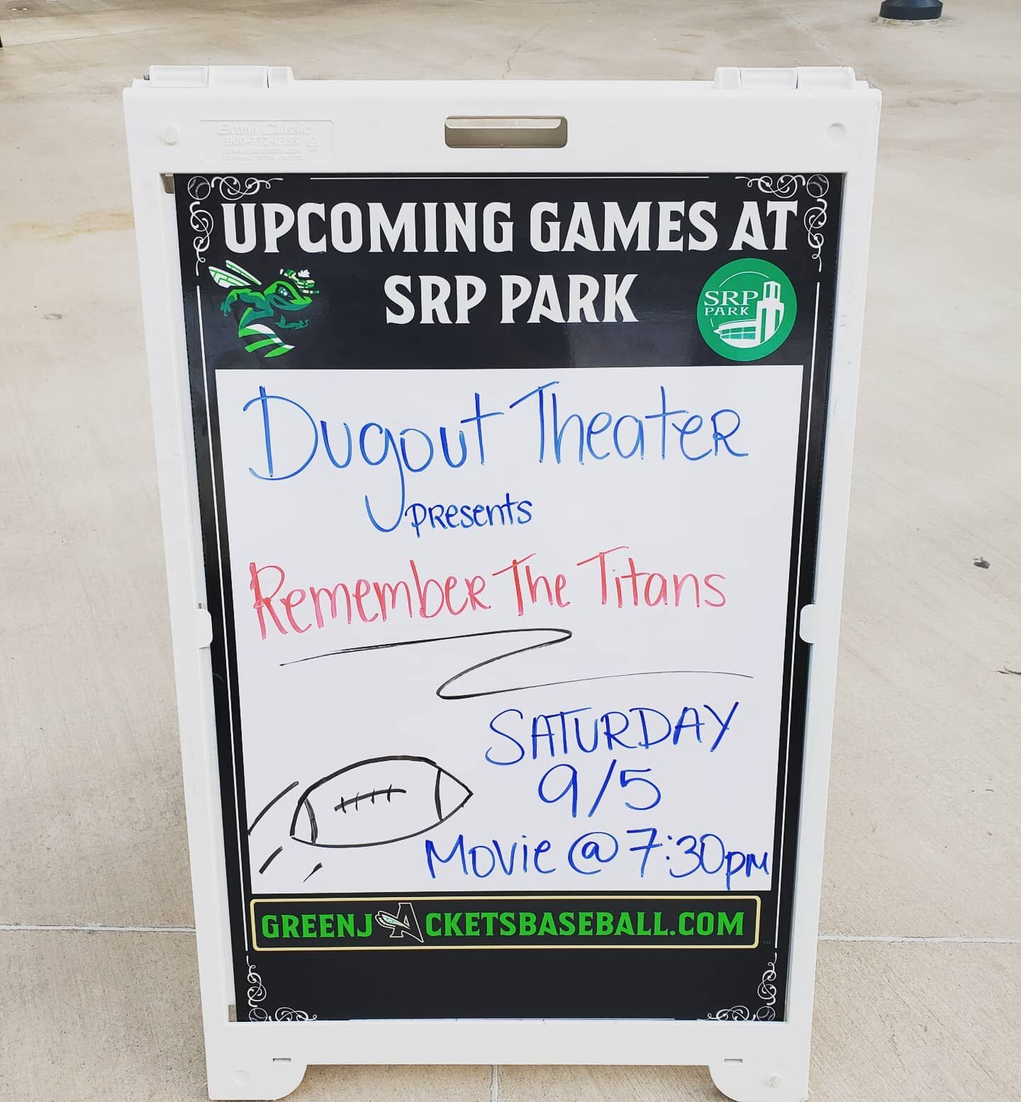Don't forget about movie night at SRP Park this Saturday!Get your tix online now @augustagreenjackets