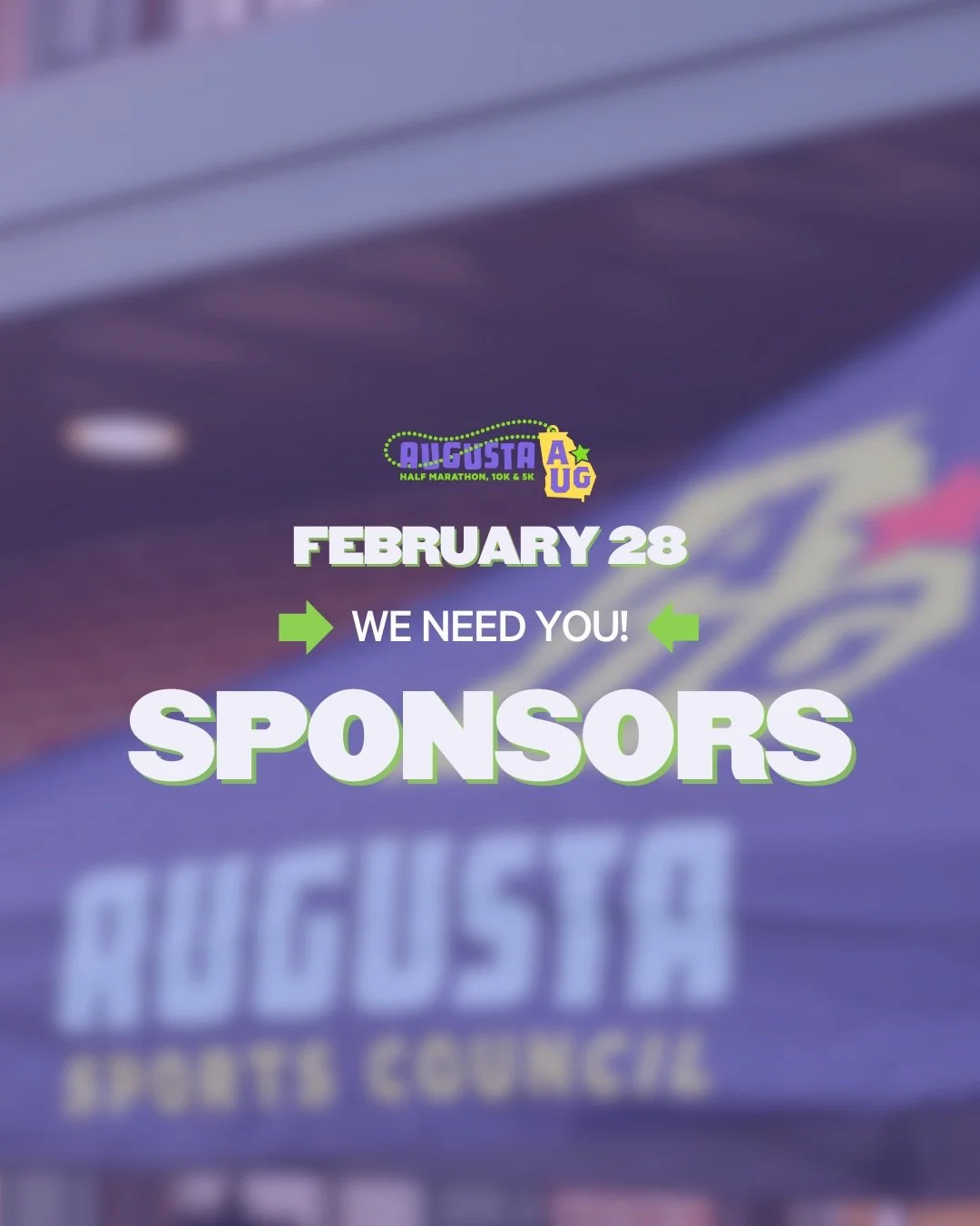 Calling all businesses! 📣

The Augusta Half Marathon, 10K, and 5K is gearing up for another massive race day, and we need you! We&rsquo;re looking for sponsors and expo vendors to support our runners and connect with thousands of local participants 