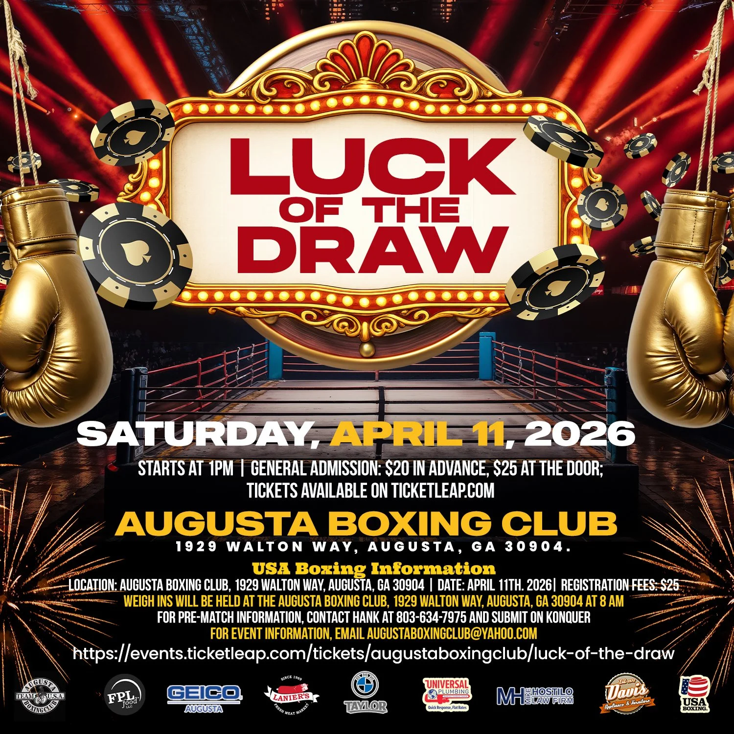 Augusta Boxing Club - Luck of the Draw